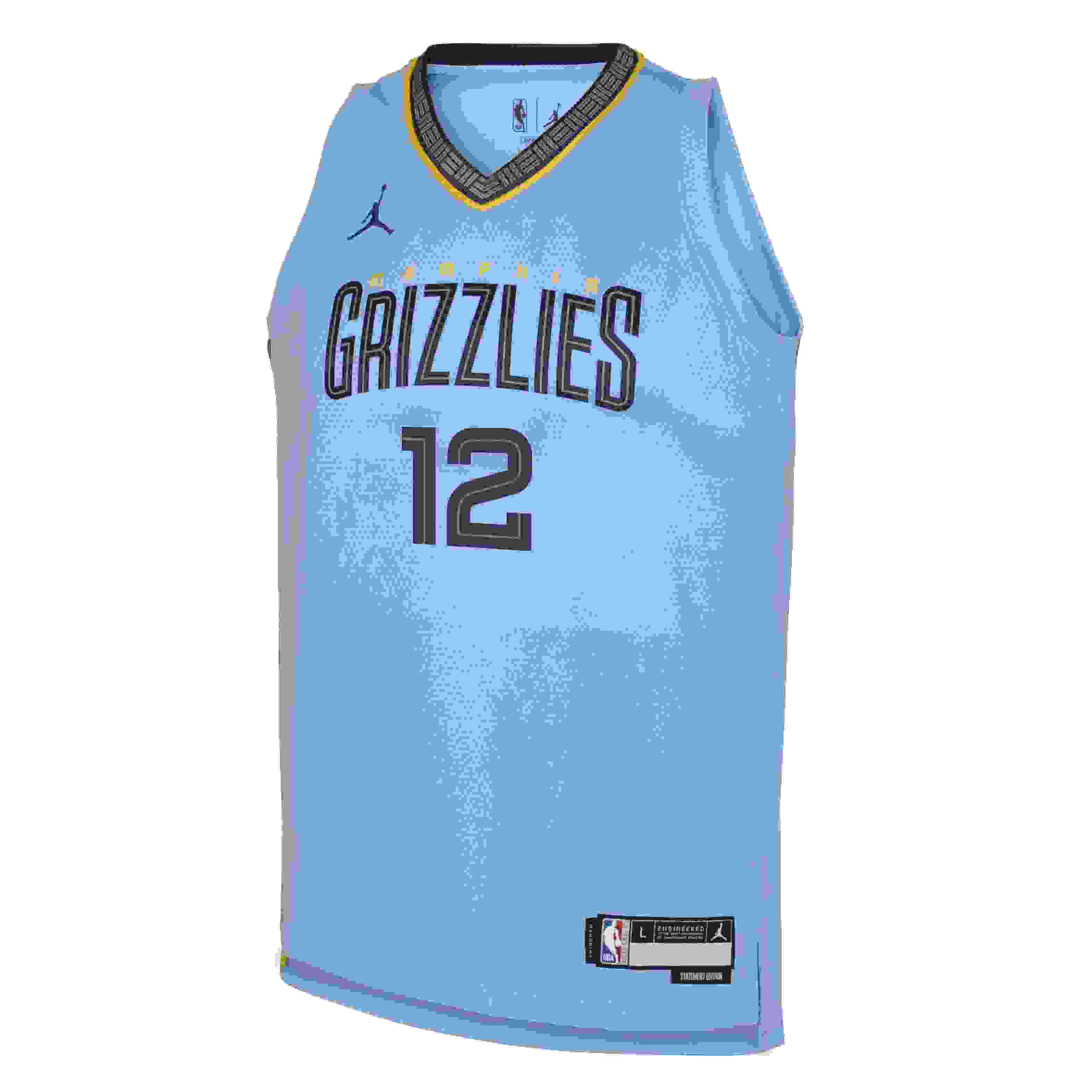 Jordan Ja Morant Memphis Grizzlies Youth Blue 2023-2024 Game Jersey